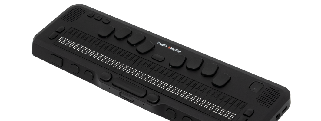 Introducing the New 40-cell-Braille-eMotion. Plus, discover-helpful-tips -on-selecting-the-perfect-video-magnifier