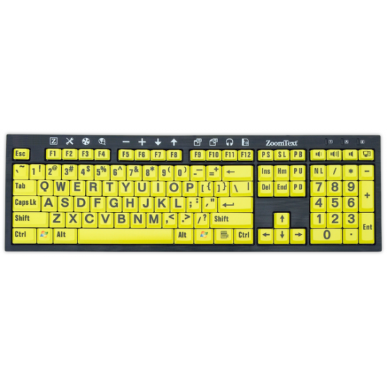 ZoomText Large Print Keyboard (Version 4)